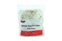 04301010 Estopa 100% algodon color crema byp est05 de 1 kg