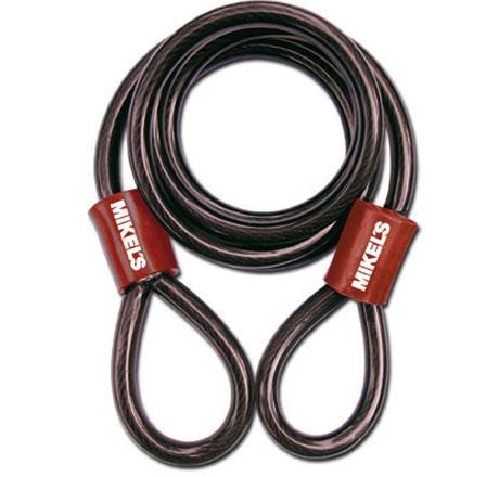 16600670 Cable de seguridad Mikels CSDL-15 doble lazo de 1.6 cm x 150 cm