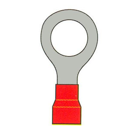 17200360 Terminal aislado anillo tca115 22-16 7.9 mm rojo