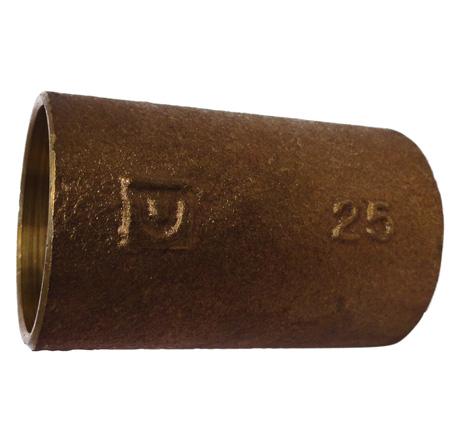 33101090 Cople liso cobre a cobre urrea 700.19 de 19 mm o 3/4 pulg