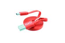 47600055 Cable USB tipo C para celular zizu color rojo